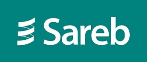 Logotipo Sareb negativo